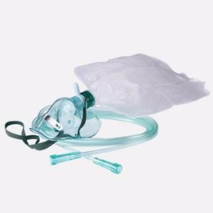 Maschera ossigenoterapia adulti ad alta concentrazione con reservoir - conf. da 10 pz. (cad. €.1,20)